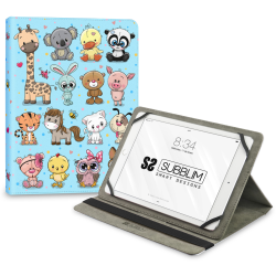 FUNDA TABLET SUBBLIM TRENDY CASE ANIMALS 11