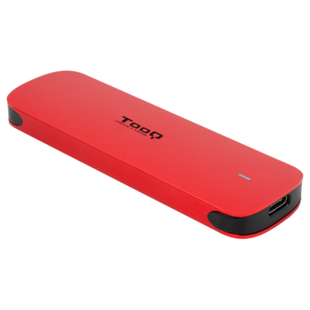 CAJA EXTERNA TOOQ M2 NVMe USB31 GEN2 ALUMINIO ROJA