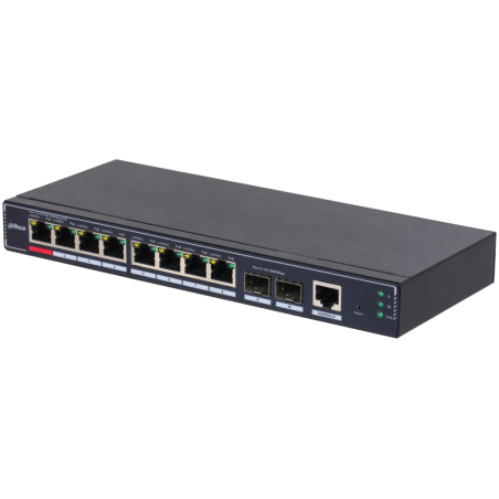 SWITCH IT DAHUA DH SG4010P 2F 10 PORT MANAGED DESKTOP GIGABIT SWITCH 8 PORT POE