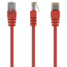 Cable CAT5E UTP moldeado 025m Rojo