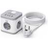REGLETA CUBO EWENT BLOQUE 3 TOMAS SHUCKO 2 USB A 2USB C