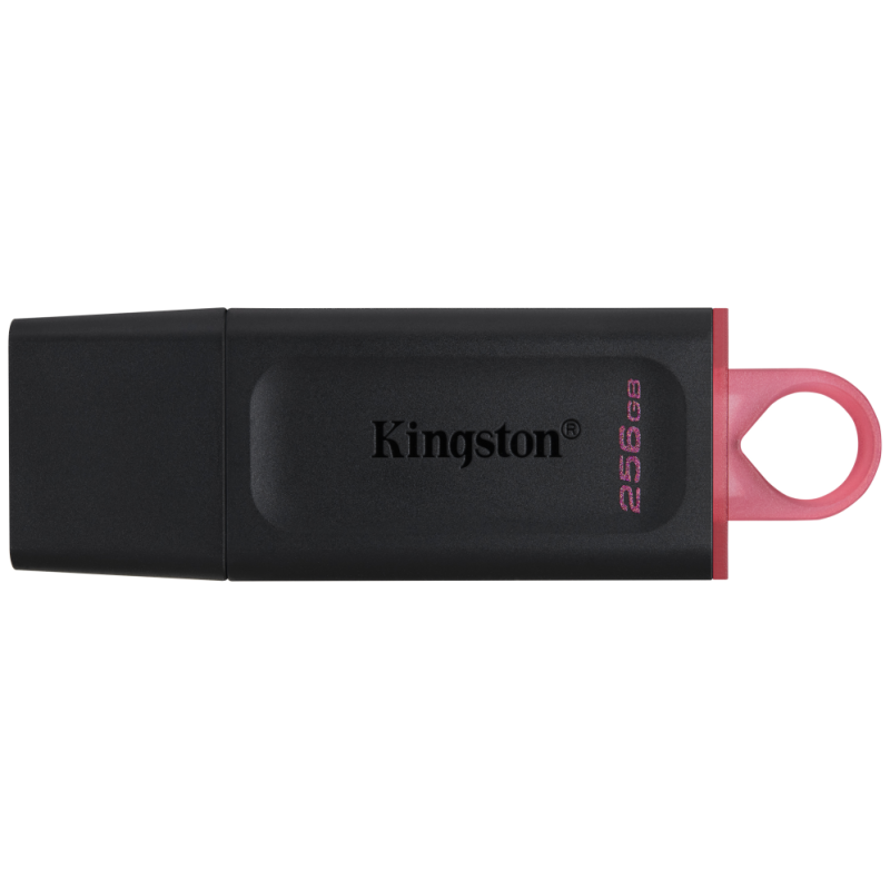 USB 32 KINGSTON 256GB DATATRAVELER EXODIA NEGRO ROJO