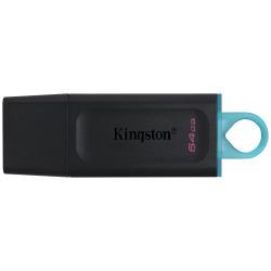 USB 32 KINGSTON 64 GB DATATRAVELER EXODIA NEGRO TURQUESA