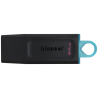 USB 32 KINGSTON 64 GB DATATRAVELER EXODIA NEGRO TURQUESA