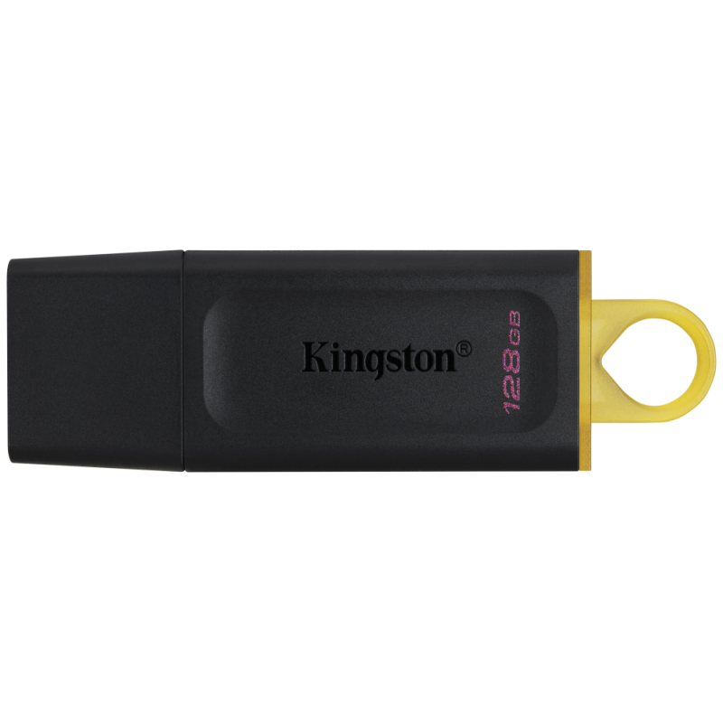 USB 32 KINGSTON 128 GB DATATRAVELER EXODIA NEGRO DORADO
