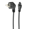 CABLE ALIMENTACION GEMBIRD SCHUKO A C5 18M TREBOL
