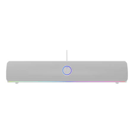 BARRA DE SONIDO BLUETOOTH GENESIS HELIUM 312BT 20 RGB 10W BLANCA