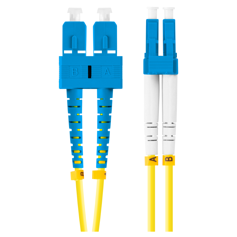 CABLE FIBRA OPTICA LANBERG 5M MONO SC UPC LC UPC DUPLEX LSZH G657A1 30MM YELLOW