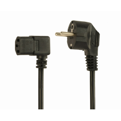 CABLE ALIMENTACION GEMBIRD SCHUKO A C13 90 GRADOS 18M