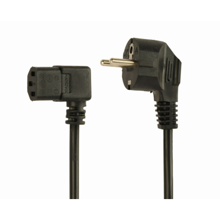 CABLE ALIMENTACION GEMBIRD SCHUKO A C13 90 GRADOS 18M