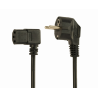 CABLE ALIMENTACION GEMBIRD SCHUKO A C13 90 GRADOS 18M