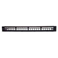 PANEL DE CONEXIONES WP 19 UTP MODULAR VACIO PARA 24 TOMAS KEYSTONE 1U