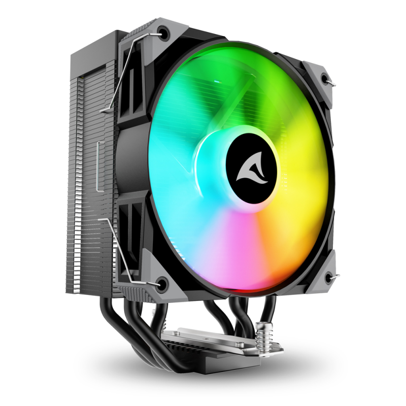VENTILADOR CPU SHARKOON A40 RGB 120MM NEGRO