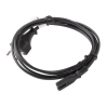 CABLE ALIMENTACION LANBERG VDE CEE 7 16 A IEC 320 C7 3M