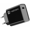 CARGADOR NATEC RIBERA 20W 1XUSB C PD30 QC30 NEGRO