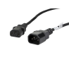 CABLE ALARGADOR LANBERG ALIMENTACION CPU IEC320 C13 H IEC320 C14 M VDE 18M