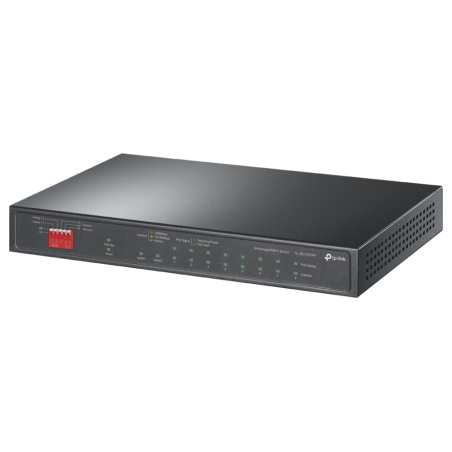 SWITCH DE ESCRITORIO GIGABIT DE 10 PUERTOS CON POE DE 8 PUERTOS