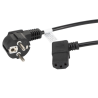 CABLE DE ALIMENTACION LANBERG SCHUKO CEE 7 7 A IEC320 C13 ACODADO 18M