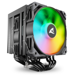 VENTILADOR CPU SHARKOON A60 RGB 120MM NEGRO