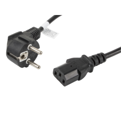 CABLE DE ALIMENTACION LANBERG SCHUKO CEE 7 7 A IEC320 C13 18M