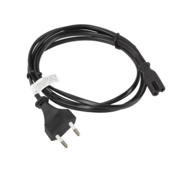 CABLE LANBERG DE ALIMENTACION OCHO CEE 7 16 A IEC320 C7 EURO RADIO NEGRO 18 M