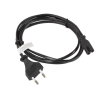 CABLE LANBERG DE ALIMENTACION OCHO CEE 7 16 A IEC320 C7 EURO RADIO NEGRO 18 M