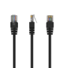 CABLE RED GEMBIRD UTP CAT5E MOLDEADO 025M NEGRO