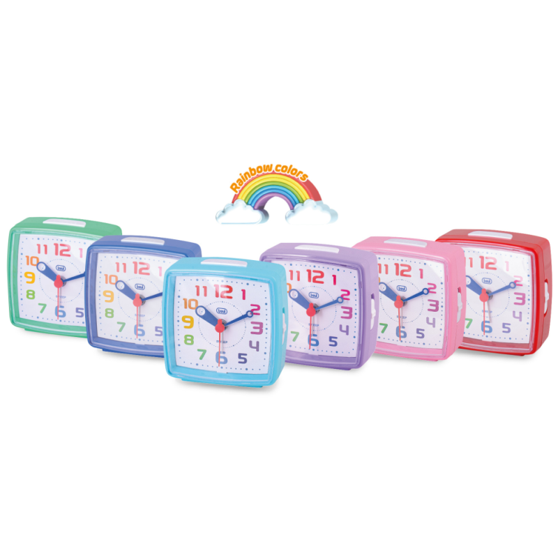 RELOJ DESPERTADOR NINOS TREVI SL 3047 RAINBOW ALARM MIX COLOR