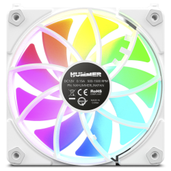 VENTILADOR NOX HUMMER EASYLINK ARGB BLANCO