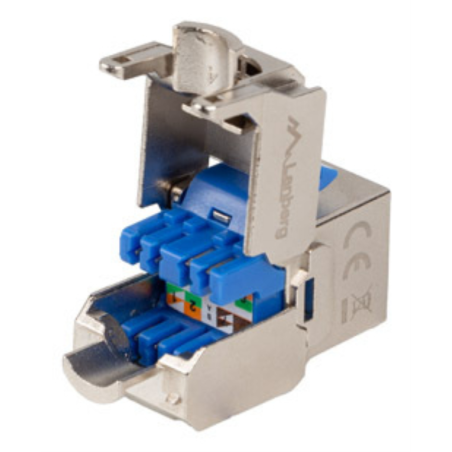 CONECTOR KEYSTONE LANBERG CAT6A FTP RJ45 TOLLESS