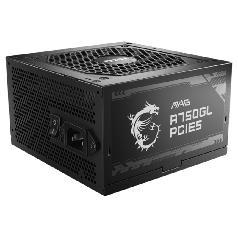 FUENTE ALIMENTACION MSI MAG A750GL PCIE5 750W 80 GOLD