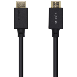 CABLE HDMI AISENS V21 ULTRA ALTA VELOCIDAD 8K60HZ M M 05M NEGRO