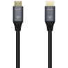 CABLE HDMI AISENS V21 ULTRA ALTA VELOCIDAD 8K60HZ M M 15M GRIS NEGRO