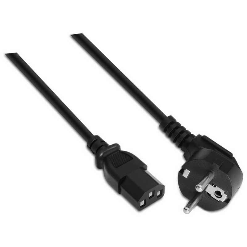 CABLE ALIMENTACION AISENS CPU CEE7 M C13 H NEGRO 10mts