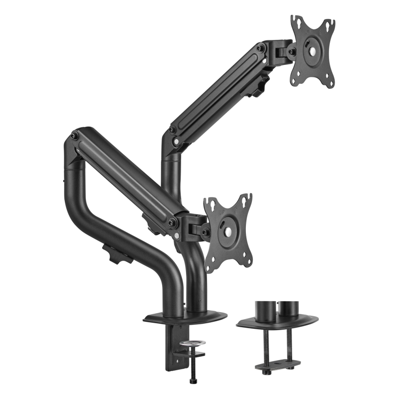 SOPORTE MONITOR AISENS CONTRAPESO GIRATORIO INCLINABLE 2 MONITOR TV 8KG 17 32