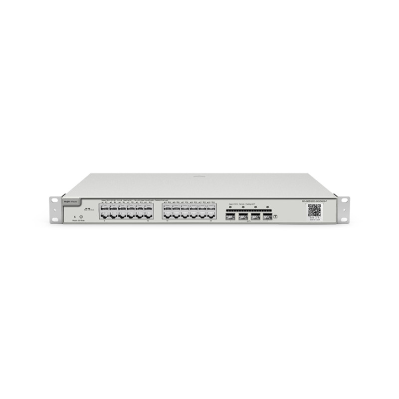 SWITCH RUIJIE REYEE RG NBS3200 24GT4XS P GIGALAN 24p SFP 4p POE L2 GESTIONABLE