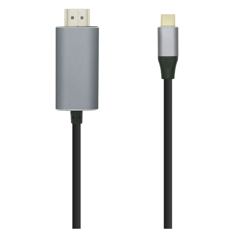 CABLE CONVERSOR AISENS USB C M A HDMI M 4K60HZ 08M NEGRO
