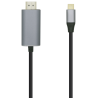 CABLE CONVERSOR AISENS USB C M A HDMI M 4K60HZ 08M NEGRO