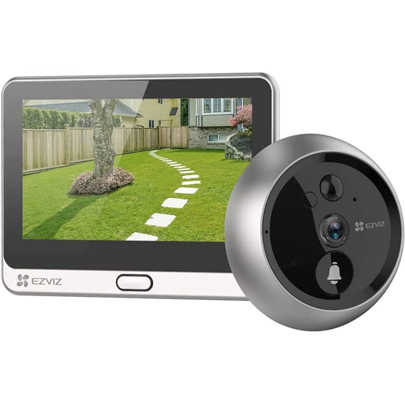 WIRE FREE PEEPHOLE DOORBELL ORO DP2C EZVIZ