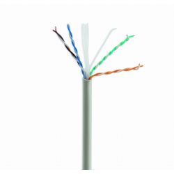CABLE RED GEMBIRD UTP CAT6 SOLIDO AWG24 BOBINA 305M GRIS