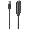 CABLE AISENS USB 20 PROLONGADOR AMPLIFICADOR A M A H NEGRO 10M