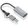 CONVERSOR AISENS ALUMINIO USB A MUSB C M HDMI H 1080P60HZ 15CM