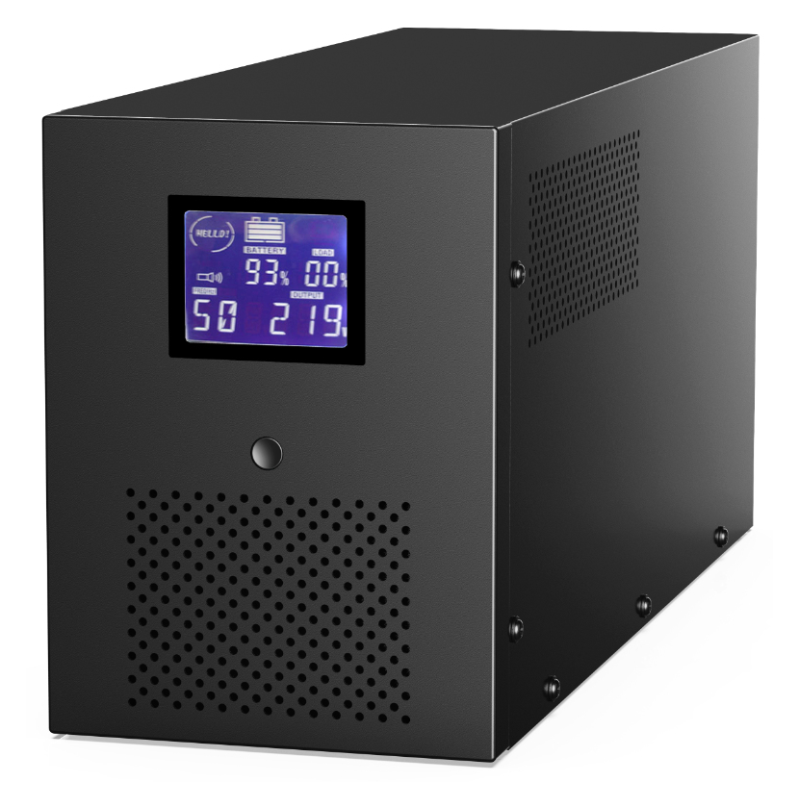 UPS GEMBIRD CON USB Y DISPLAY LCD 3000 VA NEGRO