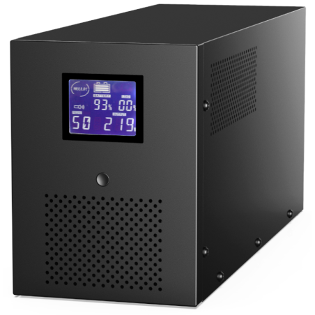 UPS GEMBIRD CON USB Y DISPLAY LCD 3000 VA NEGRO