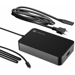 CARGADOR NATEC GRAYLING USB C 90W PARA PORTATILES TABLETS PHONES
