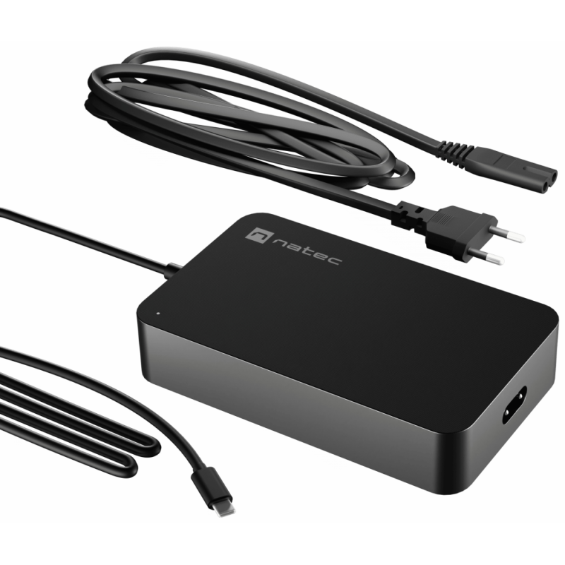 CARGADOR NATEC GRAYLING USB C 90W PARA PORTATILES TABLETS PHONES