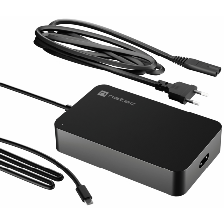 CARGADOR NATEC GRAYLING USB C 90W PARA PORTATILES TABLETS PHONES