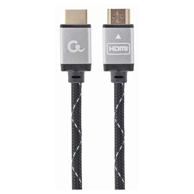 CABLE TRENZADO HDMI 20 4K 60HZ GEMBIRD SELECT PLUS SERIES CON ETHERNET 2M NEGRO
