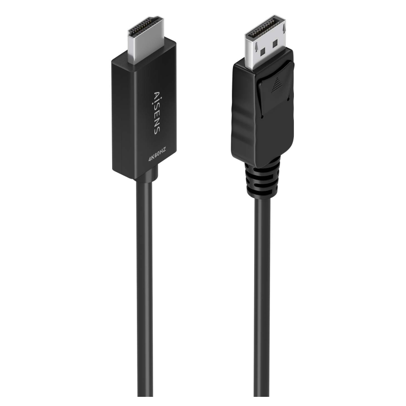 CABLE CONVERSOR AISENS DISPLAYPORT M A HDMI M 4K60HZ NEGRO 20M
