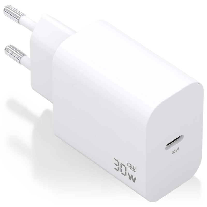 CARGADOR AISENS GAN 30W 1XUSB C PD30 BLANCO